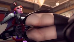 3d anal anal_insertion anal_penetration animated beret blackwatch_moira blizzard_entertainment dildo greatm8 loop moira no_sound overwatch sharp_fingernails source_filmmaker video