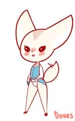 <3 2018 aggressive_retsuko animated canine clothing cute diives english_text female fenneko fox furry heart mammal no_breasts office_lady panties sanrio shortstack signature smile smooth_animation smooth_fur solo tagme tail tailwag text underwear