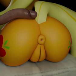 3d applejack_(mlp) my_little_pony tagme twerking video
