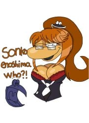 big_breasts cosplay crossover danganronpa danganronpa:_trigger_happy_havoc danganronpa_(series) danganronpa_2:_goodbye_despair danganronpa_v3 female female_focus female_only globox junko_enoshima junko_enoshima_(cosplay) rayjunko_enoshima_(rayzono) rayman rayman_(series) rayman_3:_hoodlum_havoc rule63 solo solo_female solo_focus ubisoft