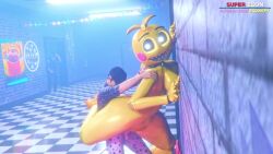 five_nights_at_freddy's from_behind sound super_elon tagme toy_chica_(fnaf) video