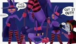 jax (the amazing digital circus) from glitch productions by greystwitpage (artist)