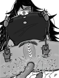 big_breasts breasts female fundamental_paper_education in_heat miss_circle_(fundamental_paper_education) sex_toy tagme tongue_out vibrator