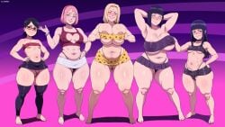 2025 5girls aged_up ai_generated ai_xxxpert areola_slip areolae areolae_bulge areolae_visible_through_clothing arms_behind_head arms_up big_ass big_breasts black_eyes black_hair blonde_hair blush boruto:_naruto_next_generations boruto:_two_blue_vortex breasts brown_eyes child_bearing_hips cleavage daughter enhanced_breasts female female_only forehead_mark glasses grabbing grabbing_breasts green_eyes horny horny_female huge_breasts hyuuga_hinata imminent_incest mother mother_and_daughter naruto naruto_(series) nipple_bulge nipples_visible_through_clothing pink_hair pubic_hair purple_hair sakura_haruno saliva saliva_string saliva_trail sarada_uchiha small_breasts sweat sweatdrop sweating sweaty thick_thighs thirsty thunder_thighs tight_clothing tsunade uzumaki_himawari white_eyes