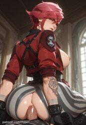 ai_generated alternate_version_at_source anal_sex anal_sex arcane arcane_vi ass ass_focus back_view breasts female green_eyes hypet league_of_legends muscular muscular_female pink_hair shiny shiny_skin short_hair small_breasts strong_female tagme tattoo tattooed_arm tattoos thick thick_legs thick_thighs tomboy wide_hips