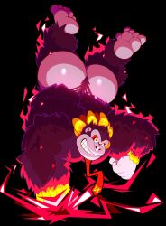 big_ass bigbchevalier bubble_ass donkey_kong donkey_kong_(series) donkey_kong_bananza furry gay gorilla kong_bananza nintendo round_ass tie_only
