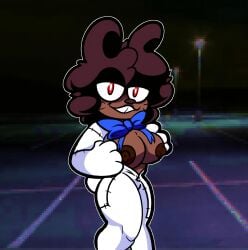 1girls breasts_out brown_hair brown_skin bunny_girl costume dark-skinned_female dark_skin five_nights_at_freddy's five_nights_at_frickbears five_nights_at_frickbears_3 flashing flashing_breasts meta:2d_(artwork) plixstars self_upload solo vannabelle_(frickbears_3) vanny_(fnaf) solo_focus solo_female female female_only female_focus hair video_games 1female 1girl brown_hair_female red_eyes digital_media_(artwork) digital_drawing_(artwork) digital_media digital_art digital_painting_(artwork) digital_drawing digital_painting 2d 2d_(artwork) 2d_artwork human human_female breasts big_breasts areolae areola nipples dark_breasts dark_areola dark_areolae dark_nipples dark_areolas brown_body brown_areola brown_areolae brown_areolas brown_nipples brown_breasts night nighttime teeth wide_hips bowtie bow_tie blue_bowtie blue_bow_tie bunny_costume rabbit_humanoid rabbit_girl fnaf torn_clothes vannabelle_dewlap clothing white_clothing white_tail smile smiling smiling_at_viewer buckteeth buck_teeth open_clothes open_clothing open_suit bodysuit 2026 2026s dark_sky sky looking_at_viewer standing brunette brunette_hair brunette_female short_hair