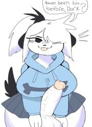 1futa 2d_(artwork) alternate_version_available anthro balls big_balls big_breasts big_breasts big_cock big_hips big_penis big_thighs black_ears black_eyes black_hair black_tail blue_hoodie breasts canid canine canis chubby circumcised circumcised_futa clothed clothing cock cocky cocky_smile cute_fang domestic_dog droopy_ears edit emanata erection fur furry furry_only futa_focus futa_only futanari hair hair_covering_eye hair_covering_one_eye hard_cock hoodie huge_cock huge_cock huge_hips huge_thighs ineffective_clothing ineffective_skirt insulting_viewer intersex intersex_focus mammal neck_tuft no_panties oerba_yun_fang one_eye_covered one_eye_obstructed one_eye_visible pear_shaped penis penis_out pepper_(puppychan) poking_out presenting presenting_penis puppkittyfan1 puppychan short_skirt showing_off simple_background skirt slightly_chubby small_skirt smile solo solo_focus solo_futa solo_intersex speech speech_bubble suggestive tail talking talking_to_viewer text thick_thighs third-party_edit tongue tongue_out vein veins veiny_penis white_background white_body white_fur white_hair wide_hips