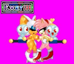 amy_rose animated animation big_breasts breasts chaos_(sonic) exkrill female horny pixel_art playing project_x_love_potion_disaster rouge_the_bat sonic_(series) sprite
