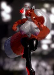 3d 3d_(artwork) anthro anthro_only anthrofied b2m00 big_boobs big_breasts black_legwear black_nose black_sclera boobs breasts canine color colored creepypasta crystal demon female female_only fox fox_ears fox_girl fox_tail furry furry_female furry_only genderswap genderswap_(mtf) huge_breasts legwear mammal mobian_(species) needles nightmare_waifu nipples orange_body orange_fur orange_skin pink_nipples pose red_eyes red_jewel red_pupils rubber ruby_(gem) rule_63 sega sonic.exe_(series) sonic_(series) sonic_the_hedgehog_(series) stitches tails_doll tailsko_doll thick_thighs two_tone_tail white_body white_fur white_skin