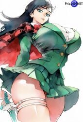 ai_generated big_breasts blonde_hair burn_the_witch busty color female female_only huge_breasts noel_niihashi priestofart school_uniform schoolgirl shirt simple_background skirt solo solo_female tagme tagme_(artist) tagme_(character) thick_thighs watercolour_(artwork) watermark white_background wide_hips