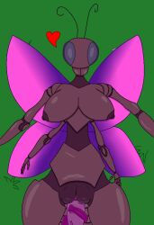 antennae_(anatomy) areolae belly black_sclera breasts butterfly butterfly_wings clitoral_hood clitoris cock exoskeleton fat_pussy female frottage frotting frotting_while_penetrated heart insect_abdomen insect_girl insect_humanoid insect_wings insects male multi_arm multi_limb nipples ovipositor penetration penis penis_in_pussy purple purple_cock purple_ovipositor purple_wings pussy segmented_body tail tapering_penis vagina vaginal_fluids vaginal_juices vaginal_penetration vaginal_sex yakuman_player_(artist)