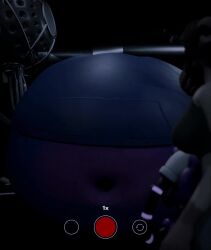blueberry_inflation body_inflation close_to_bursting filming moaning ready_to_pop sound spherical_inflation tagme tagme_(artist) video voice_acted