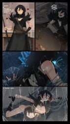 1girls adventurer ahe_gao arachnid arachnophilia bad_end begging_to_stop big_breasts blue_cum breasts breeding broken_rape_victim cocky comic confident cum cum_in_pussy cum_inside defeated female feral_on_female heart human impregnation insectophilia instant_loss mind_break monster pregnant pussy rape raped_by_monster robe shuuko spider spider_web suspension time_skip torn_clothes web web_blindfold web_bondage webbed_rape_victim zoophilia