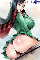 1girls ai_generated big_breasts black_hair brunette burn_the_witch busty color female female_only from_below huge_ass huge_breasts noel_niihashi priestofart school_uniform schoolgirl shirt simple_background sitting skirt solo solo_female tagme tagme_(artist) tagme_(character) thick_thighs watercolour_(artwork) watermark white_background wide_hips