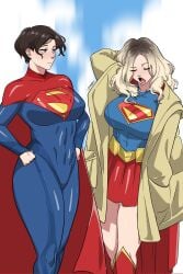 big_boobs big_breasts big_tits blonde_female blonde_hair boobs breasts cape clothed clothes clothing coat curvaceous curvaceous_body curvaceous_female curvaceous_figure curvaceous_hips curvy curvy_body curvy_female curvy_figure curvy_hips dc dc_comics dceu dcu ernez_996 female female_focus female_only kara_zor-el short_hair skirt supergirl supergirl_(dcu) supergirl_(sasha_calle) superhero superheroine thick_thighs thighs tight_clothing tits