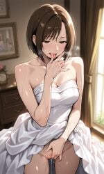 , female masturbation nana_komatsu pussy_juice solo