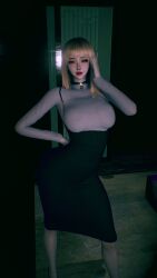 1girls 3d 4k bedroom big_breasts blonde_hair blue_eyes breasts choker chromatic_aberration costume crashbanditkut cute cute_face eyebrow_piercing eyebrows female female_focus full_body hair hi_res high_resolution highres house light-skinned_female light_skin lips lipstick long_hair long_nails looking_at_viewer nose_piercing original original_character piercing red_lipstick septum_piercing skirt solo virt-a-mate virtamate