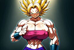 1girls abs ai_generated areola_slip areolae athletic athletic_female basic_background big_breasts blonde_hair breasts caulifla civitai_lora clothed clothed_female dragon_ball dragon_ball_super dragon_ball_z female female_focus female_only green_eyes large_breasts meme meme_reference muscular muscular_female outline saiyan saiyan_girl shonen_jump shounen_jump simple_background smirk smirking smirking_at_viewer solo solo_focus spiked_hair spiky_hair super_caulifla super_saiyan super_saiyan_grade_three tagme toei_animation ultra_super_saiyan universe_6 universe_6_girls universe_6_saiyan vegeta_pose vegeta_thumb_pose weekly_shonen_jump weekly_shounen_jump