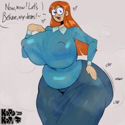 ms. lovelett from kindergarten (game) by kopokofiart