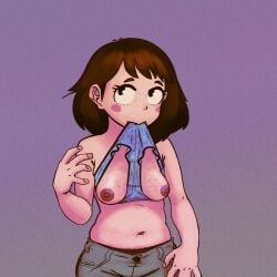ochako uraraka from boku no hero academia by stlkr