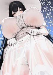 alternate_breast_size apron ass azur_lane bangs bare_shoulders black_dress black_eyes black_gloves black_hair blue_eyes blunt_bangs blush bow breasts brown_eyes cameltoe cleavage closed_eyes closed_mouth clothes_lift collarbone covered_navel covered_nipples cowboy_shot curvy day dress dress_lift elbow_gloves eyebrows_visible_through_hair female frills from_below gigantic_breasts gloves grey_eyes hair_between_eyes half-closed_eyes hat holding huge_breasts impossible_clothes indoors jewelry large_breasts lifted_by_self lips long_dress long_hair long_sleeves looking_at_viewer looking_down lying mole mole_under_eye mole_under_mouth nipples no_panties nose_blush open_mouth original outdoors panties parted_lips plump puffy_sleeves ribbon see-through shiny shirt short_sleeves sidelocks simple_background skindentation skirt sky sleeveless sleeveless_dress smile solo standing steaming_body sweat thick_thighs thighs underwear upper_body very_long_hair water wet wet_clothes white_dress white_gloves white_legwear white_panties white_shirt wide_hips
