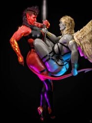 aasimar from baldur's gate by exgemini