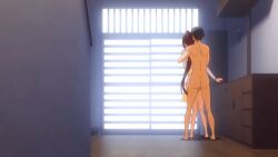 1boy 1girls 2022 20s animated apron ass clothed_female_nude_male clothing_aside cousins doggy_style door female from_behind garden_~takamine-ke_no_nirinka~ incest indoors leaning_forward leotard leotard_aside male nude ponytail sex sex_from_behind standing standing_sex straight tagme takamine_sayuri thighs tomoya_(garden_~takamine-ke_no_nirinka~)