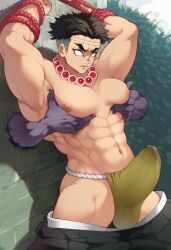 himejima gyomei from demon slayer by oriven