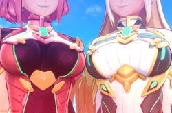 mythra from xenoblade (series) by luminaryofages