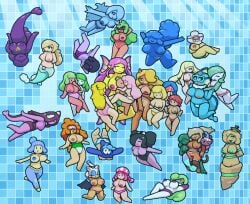1boy 32girls admiral_brickell aliya_(zxtomatofan) alternate_version anthro aquamarine_(okami_tomato) bat big_ass big_breasts bikini bikini_bottom black_sclera blonde_hair bloons_td_6 bloons_tower_defense blue_bikini blue_body blue_hair blurp blurp_girl_(okami_tomato) blush blushing breasts btd6 bubble bubbles calamity_mod celebration crash_(series) edit edited empress_of_light female fish flamberge_(kirby) francisca_(kirby) gardevoir ginger ginger_female ginger_hair goggles gothitelle green_eyes green_hair happy happy_wars iris_(okami_tomato) jelly_(okami_tomato) kirby_(series) laying_back lifeguard lifeguard_swimsuit lusamine_(pokemon) male marina_(okami_tomato) mario_(series) medicham merfolk mermaid mermaid_tail mermonkey mia_(okami_tomato) monkey muffet nami_(okami_tomato) obscured_eyes okami_tomato orange_lips orange_lipstick pink_hair pink_skin plant_girl pokemon pokemon_(species) polka_dot_bikini pool princess_dayzee_(okami_tomato) princess_peach princess_rosalina princess_tomato_(okami_tomato) rare_sand_elemental red_bikini red_body red_hair red_skin rouge_the_bat sand_elemental_(terraria) sardine_(okami_tomato) shiny_pokemon shy_gal slime slime_girl slime_monster sling_bikini slingshot_swimsuit sonic_(series) sonic_the_hedgehog_(series) spider_web_bikini spider_web_print striped_bikini sunbeam super_mario_galaxy swimming swimming_pool swimsuit tail tara_(zxtomatofan) tawna_bandicoot terraria the_three_mage_sisters tnt_crate_bikini toadette tomato tomato_(okami_tomato) topless topless_female tsareena undertale undertale_(series) underwater vaporeon water white_eyes wholesome wind_elemental_(happy_wars) yellow_bikini yellow_skin zan_partizanne zxtomatofan