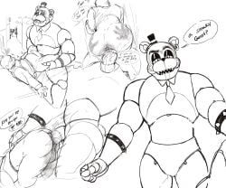 2022 2boys 2males anal anal_sex animatronic anthro anthro_on_human anthro_penetrating anthro_penetrating_human anthrofied belly_bulge bulge cadet76 digital_drawing_(artwork) digital_media_(artwork) dominant dominant_male domination duo duo_focus five_nights_at_freddy's five_nights_at_freddy's:_security_breach gay gay_male gay_sex glamrock_freddy_(fnaf) human_penetrated machine male male/male male_anthro male_only male_penetrated male_penetrating male_penetrating_male penetrating penetration penile penile_penetration penis penis_in_ass robot scottgames sex size_difference steel_wool_studios stomach_bulge