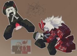 1futa 1girls cum_inside female knot knotting roblox robloxian tagme thrusher yuri