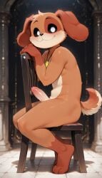 ai_assisted ai_generated anthro anthro_only ass balls big_penis canid canine collar critters_(poppy_playtime) dogday dogday_(poppy_playtime) domestic_dog floppy_ears furry furry_male furry_only gay intraspecies looking_at_viewer male no_humans orange_body orange_fur penis poppy_playtime poppy_playtime_(chapter_3) selfcest smiling smiling_at_viewer smiling_critters thicc thick thick_ass thick_thighs thighs