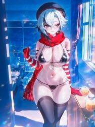 1girl :p ;p ;q absurd_res alternate_breast_size alternate_costume alternate_skin_color arlecchino_(genshin_impact) arm_at_side arm_support arm_warmers ass_visible_through_thighs balcony bare_shoulders bed bedroom beret bikini black_bikini black_bra black_eyes black_hair black_headwear black_panties black_thighhighs blonde_hair blue_eyes blue_gloves blue_headwear blue_lips blue_scarf blue_skin blurry blurry_background blush bottle bra breasts bright_pupils brown_thighhighs cabinet cameltoe cleavage closed_mouth collarbone colored_eyelashes colored_skin colored_tongue covered_nipples cowboy_shot crying cup curtains curvy depth_of_field detached_sleeves door doorway dripping dusk elbow_gloves evening eyelashes facial_mark facial_tattoo feet_out_of_frame female fingerless_gloves fireplace flask front-tie_bikini_top front-tie_top genshin_impact gloves gradient_skin grey_eyes grey_hair grey_skin grey_thighhighs groin hair_between_eyes hand_up hat heart_facial_mark highleg indoors jug_(bottle) large_breasts light_particles light_smile looking_at_viewer medium_hair micro_bikini ministro multicolored_hair navel night o-ring o-ring_bikini o-ring_top one_eye_closed open_mouth pale_skin panties parted_lips pillow pouring purple_eyes purple_tongue railing red_pupils round-bottom_flask scarf self_upload shiny_skin short_hair side-tie_bikini_bottom sideboob skindentation sky smile solo standing stomach strap_gap streaked_hair string_bikini striped_bikini striped_clothes striped_gloves striped_scarf striped_sleeves striped_thighhighs sunset sweat swimsuit symbol-shaped_pupils table teapot teardrop_facial_mark tears thick_eyelashes thick_thighs thigh_gap thighhighs thighs tongue tongue_out twilight two-tone_gloves two-tone_hair underboob underwear very_sweaty water water_bottle wet wet_clothes wet_hair wet_swimsuit white_gloves white_hair white_pupils white_skin white_sleeves wide_hips window x-shaped_pupils yellow_gloves