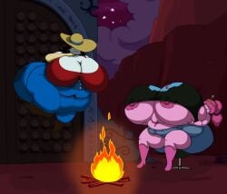 adventure_time areola_slip ass bbw belly belly_overhang big_areola big_ass big_belly big_breasts breasts busty canon_couple chubby chubby_female cleavage curvaceous curvy deep_navel exposed_breasts fat female female/female female_focus female_only goth huge_ass huge_belly huge_breasts hyper_breasts ineffective_clothing love_handles marceline marceline_abadeer marceline_the_vampire_queen morbidly_obese morbidly_obese_female muffin_top nipples non-canonical_size obese obese_female overweight overweight_female princess_bubblegum ssbbw thick_thighs tight_clothing tomboy underboob voluptuous wack-man weight_gain wide_hips