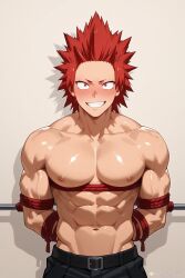 eijirou kirishima from boku no hero academia by si1 yi