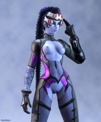 1girls 3d 3d_(artwork) activision alternate_version alternate_version_at_source alternate_version_available amelie_lacroix artist_name blizzard_entertainment braid braided_hair braided_ponytail breasts clothed clothed_female clothing dark_blue_hair european european_female exposed_breasts exposed_pussy female female_focus female_only french_female light_blue_body light_blue_skin long_braid mavixtious medium_breasts overwatch overwatch_2 png pussy sfw_version_available smutbase tattoo tattoo_on_arm tattooed_arm tattoos vagina watermark widowmaker widowmaker_(overwatch_2_suit)