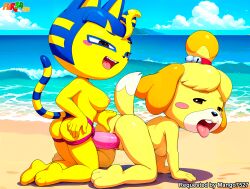 ankha from animal crossing by bbmbbf