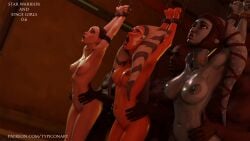 3d 3girls 4boys aayla_secura ahsoka_tano airress3d_(3d-modeller) ass blender blender_(artwork) blender_(software) blender_cycles blowjob blue_body blue_skin bondage breasts breeding breeding_slave chains clone_wars collar dark-skinned_male dark_skin disney disney+ dominant dominant_male domination dungeon eyes eyes_open eyes_rolling_back female gangbang gangrape lucasfilm male multiple_boys muscular muscular_male naked naked_female nude nude_female orange_body orange_skin padme_amidala pain patreon patreon_username restrained romantic romantic_couple romantic_sex saliva saliva_trail slave slavegirl smile star_wars submissive submissive_female the_clone_wars:_season_seven tied tied_arms tied_hands tied_up tongue tongue_out typiconart visual_novel