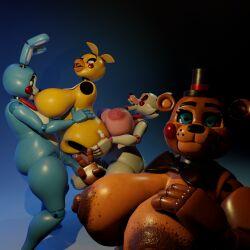 1:1 2025 3d_(artwork) absurd_res ahe_gao anal anal_sex animatronic anthro areola ass avian balls bear big_breasts bird blender_(artwork) breast_play breasts canid canine canis chicken digital_media_(artwork) duo english_text female fingers five_nights_at_freddy's five_nights_at_freddy's_2 from_front_position futa/female futanari galliform gallus_(genus) genitals glans glistening glistening_areola glistening_balls glistening_body glistening_breasts glistening_eyelids glistening_face glistening_genitalia glistening_glans glistening_nipples glistening_penis glistening_thighs group handjob hi_res huge_breasts intersex intersex/female kneeling lagomorph leporid lil'goober looking_at_viewer looking_pleasured machine mammal mangle_(fnaf) nipples nude penetration penile penis phasianid pussy rabbit robot scottgames sex text tongue toy_bonnie_(fnaf) toy_chica_(fnaf) toy_freddy_(fnaf) vaginal_penetration wolf