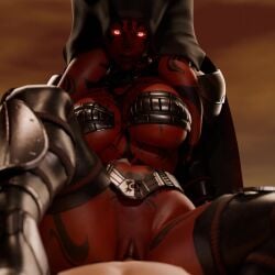 1boy 1girls 3d alien alien_girl animated big_breasts breasts darth_talon dodecahedron_(artist) female girl_on_top huge_breasts looking_at_viewer male pov pussy sith star_wars tagme vaginal vaginal_sex video