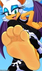 rouge the bat from sega by cornchip21