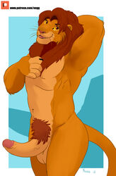 simba from disney by negger