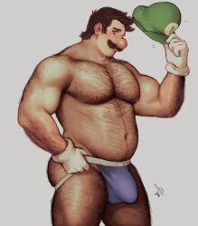 luigi from mario (series) by blumnight