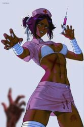 shihouin yoruichi from bleach by prixmal