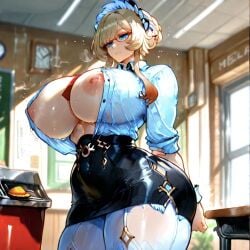 sandrone (genshin impact) from genshin impact by skrintx