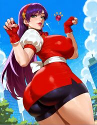 athena asamiya from king of fighters by lucyla