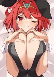 pyra from xenoblade (series) by mika n95