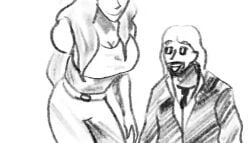 1girls 2boys animated animated_gif ass atbaaa back_pockets big_ass big_breasts big_butt black_and_white bottom_heavy breasts bubble_butt busty cleavage curvaceous curvy curvy_female curvy_figure duo duo_focus fat_ass female female_focus gif granddad_spanking_a_kardashian grayscale greyscale huge_ass huge_butt large_ass large_breasts light-skinned_female light_skin long_hair male male/female meme meme_reference no_color oc original original_character original_characters reference rotoscoping simple_background straight tagme the_boondocks thick_ass thick_thighs thighs voluptuous voluptuous_female white_background